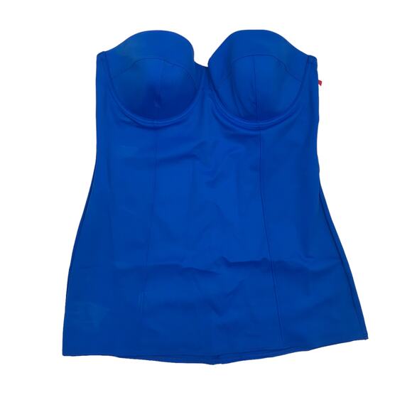 Spanx Retro Dresskini Tankini Swim Top 14 Underwire Contour Halter Strapless NWT - Picture 1 of 9